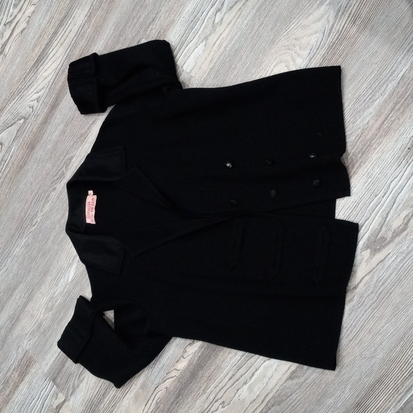 Italian Pavilian Wool Classic Black Women's Jacket - Picture 7 of 14